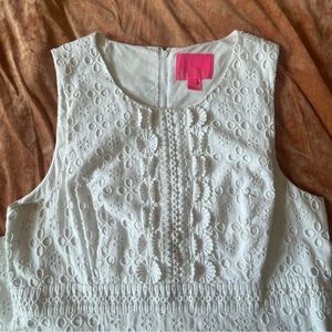 Lilly Pulitzer Eyelet White Dress